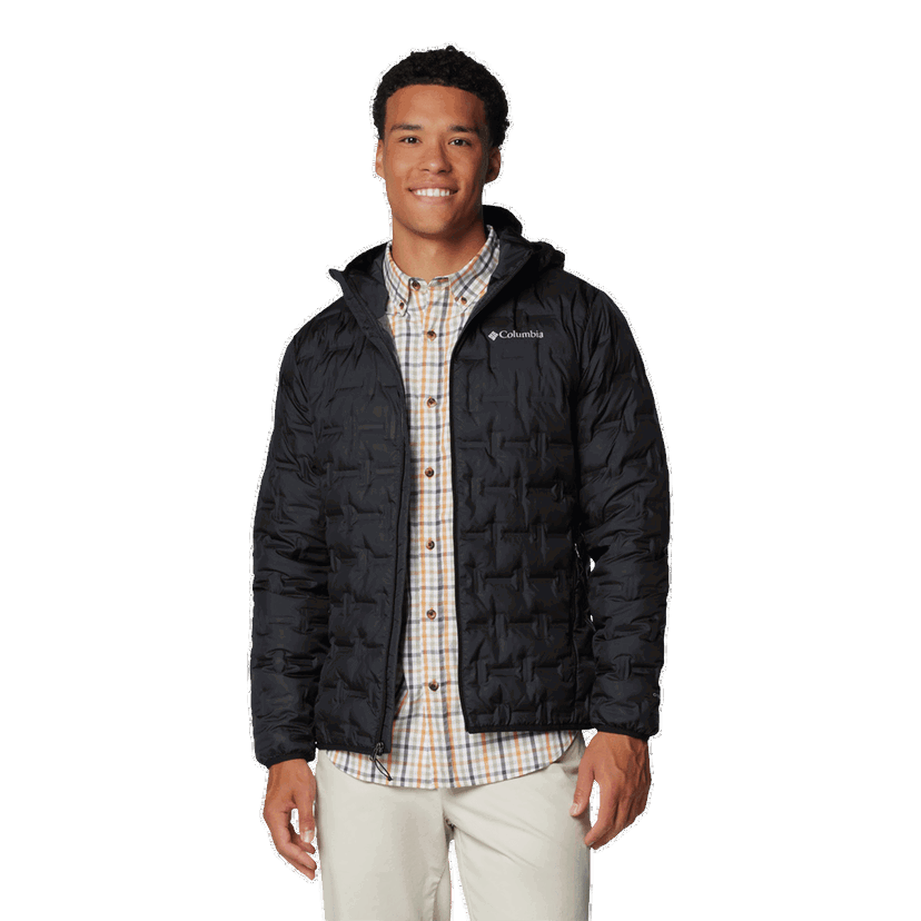 Prešívaná bunda Columbia Delta Ridge™ II Down Hooded Jacket Čierna | 2086221010