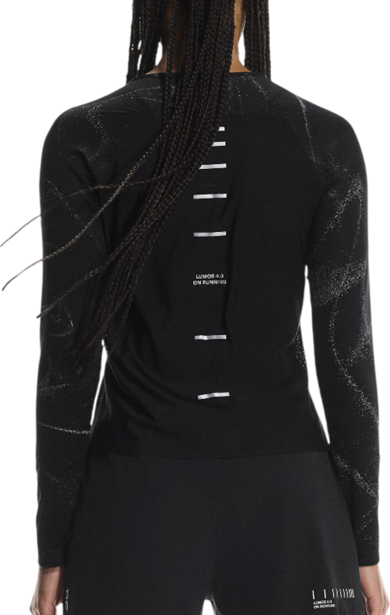 Tričko On Running Long-Sleeve Performance T-Shirt Lumos DryTec Čierna | 1wf30280553, 1
