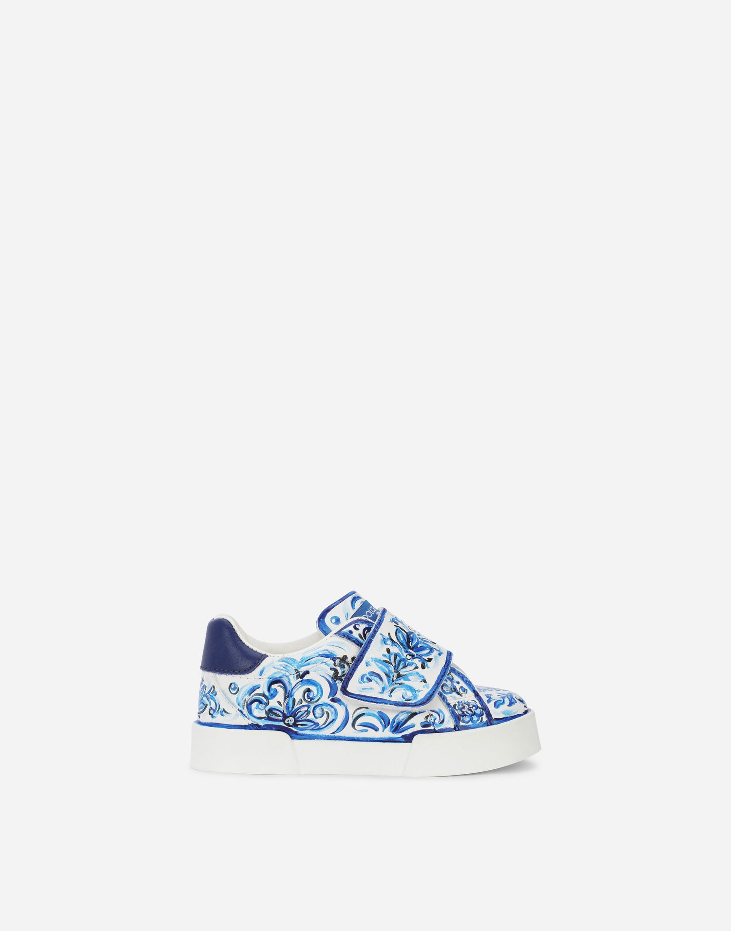 Tenisky a topánky Dolce & Gabbana Majolica-print Portofino Light First Steps Biela | DN0143AD466HA3OB, 0