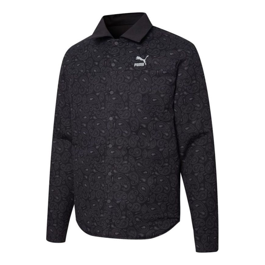 Košeľa Puma Paisley Woven Reversible Shacket Čierna | 534972-01, 0