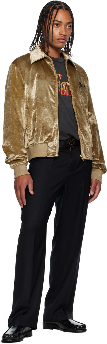 Bunda AMIRI AMIRI Dragon Velvet Jacket Béžová | AMOUBB1054, 3