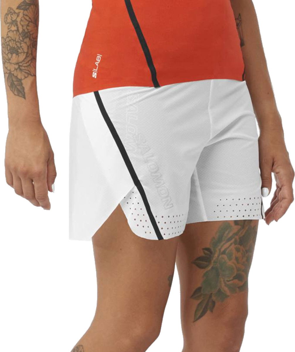 Šortky Salomon S/LAB Speed 2-in-1 Shorts Biela | lc2025700, 0