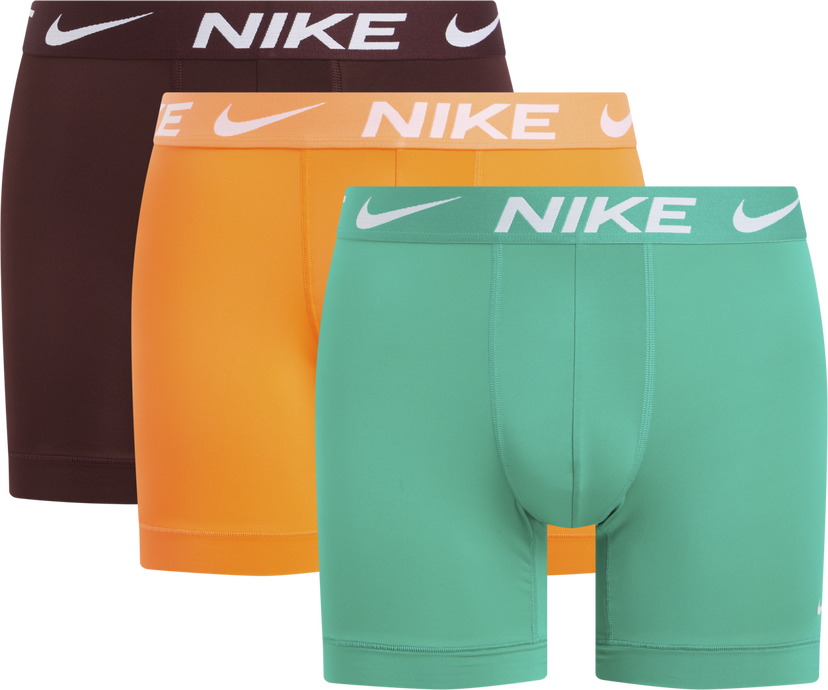 Boxerky Nike Dri-FIT Essential Micro Boxer Briefs 3-Pack Zelené | 0000KE1157-1JS