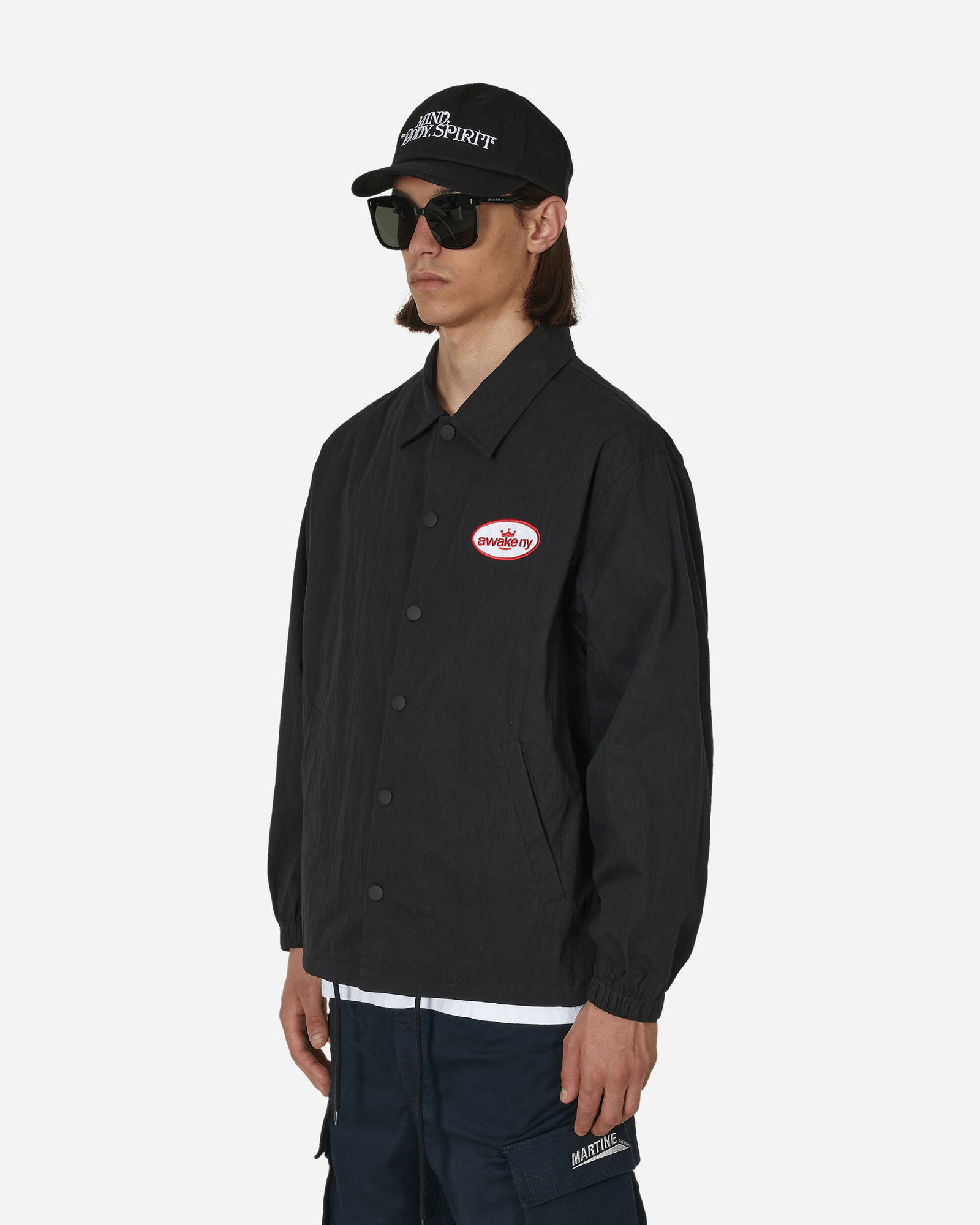 King Logo Twill Coaches Jacket