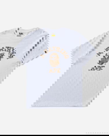 Tričko BAPE Wild Leopard Pattern College T-Shirt Biela | 1L80110039 WHXBG, 1