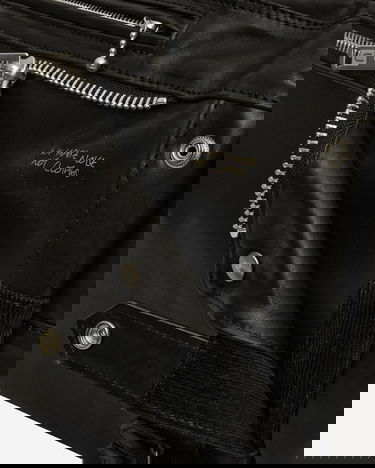 Cestovná taška UNDERCOVER Leather Rider's Bag Čierna | UC0D6B04 1, 4