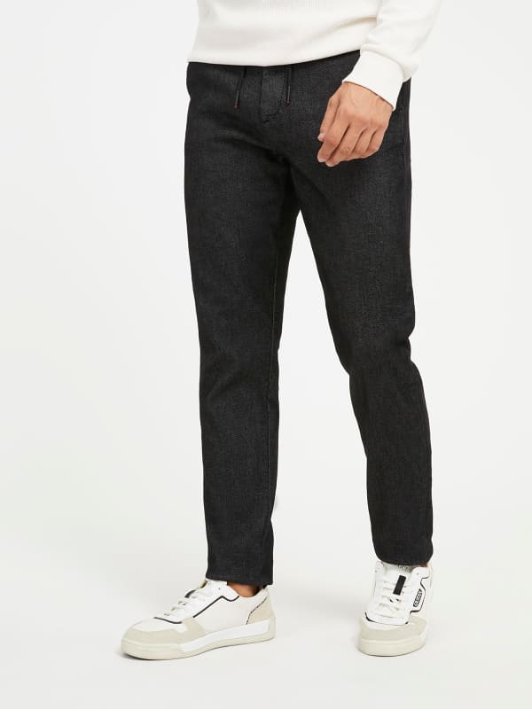 Džínsy GUESS Tech Stretch Straight Denim Pant Navy | M3BB03D4TS3, 0