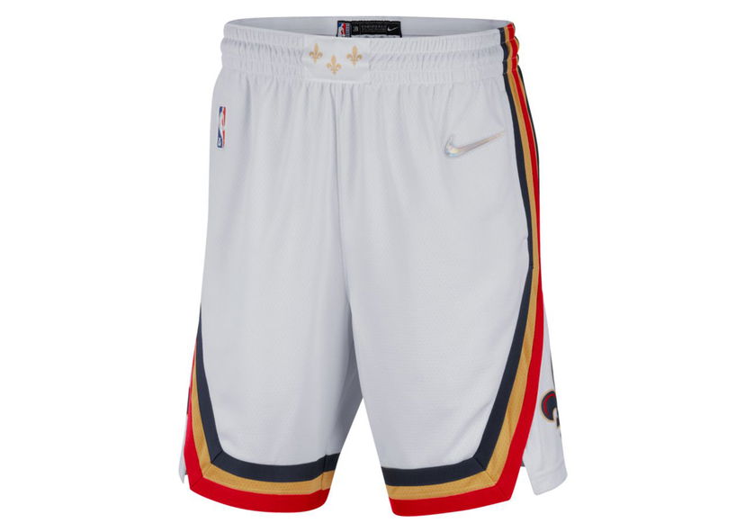 Šortky Nike New Orleans City Edition Pelicans Shorts White Biela | DB4143-100