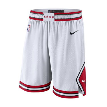 Šortky Nike Chicago Bulls Association Edition Men's NBA Swingman Shorts Biela | AJ5592-100, 0