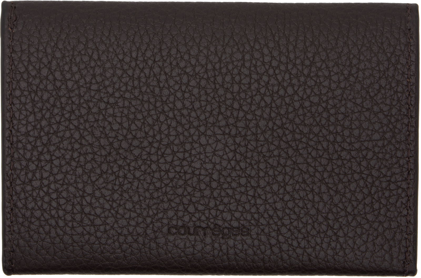 Grained Leather Card Holder