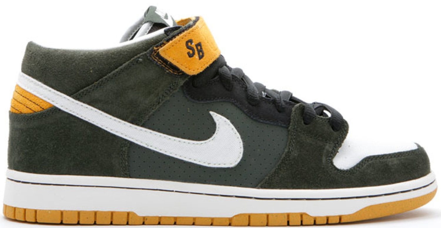 Tenisky a topánky Nike SB SB Dunk Mid Green Bay Packers Zelené | 314383-311, 0