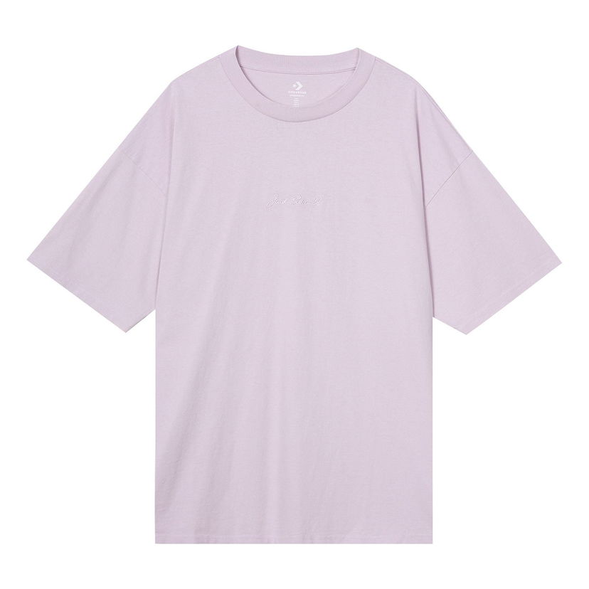 Tričko Converse Jack Purcell Washed Retro Loose Knit T-Shirt Fialová | 10021630-A09