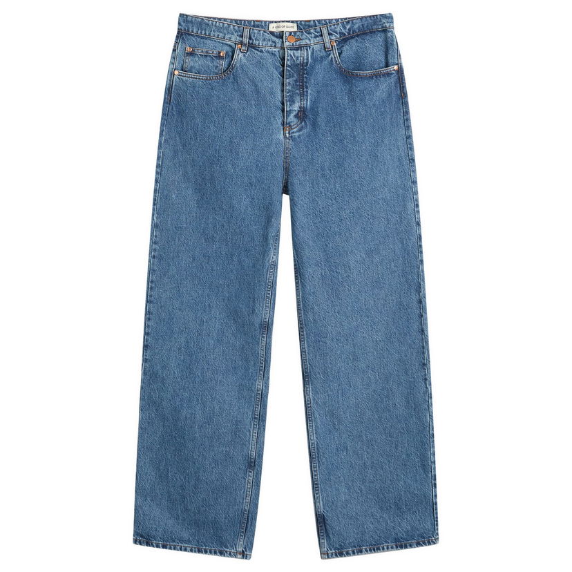 Džínsy A Kind of Guise A Kind of Guise Beto Wide Leg Jeans 30" Modrá | 207-14101-710