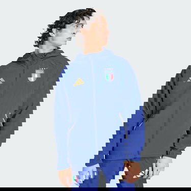 Vetrovka adidas Performance Italy Tiro Travel Full Zip Windbreaker Modrá | JY7052, 0