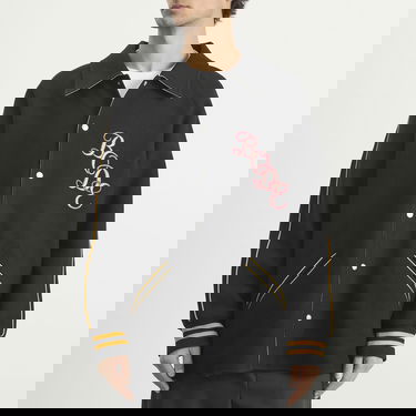 Bunda Bode Monogram Snap Reversible Jacket Čierna | MRF25JA013, 2