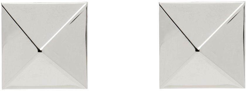 Náušnice Valentino Garavani Silver Rockstud Earrings Metalická | 5Y2J0P14MET, 0