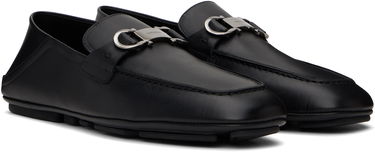 Tenisky a topánky FERRAGAMO Ferragamo Hybrid Gancini Ornament Loafers Čierna | 778863, 3