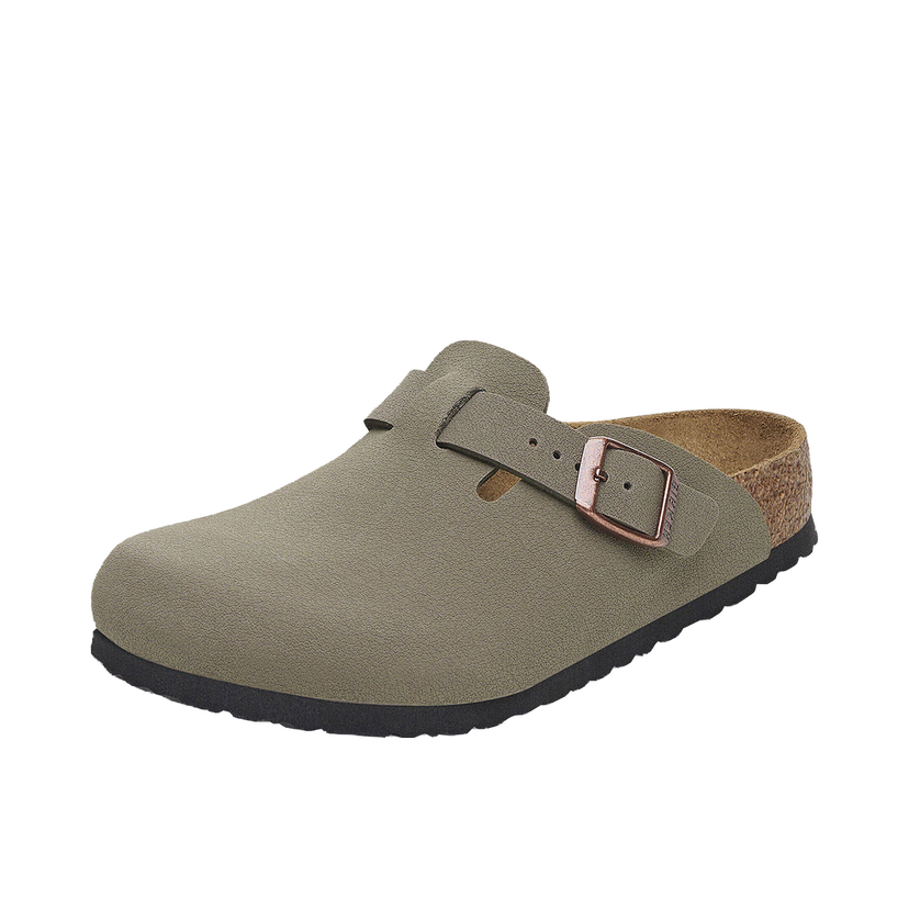 Tenisky a topánky Birkenstock Boston Birko-Flor Birkibuc Narrow Fit Clog 31 Zelené | 1029357