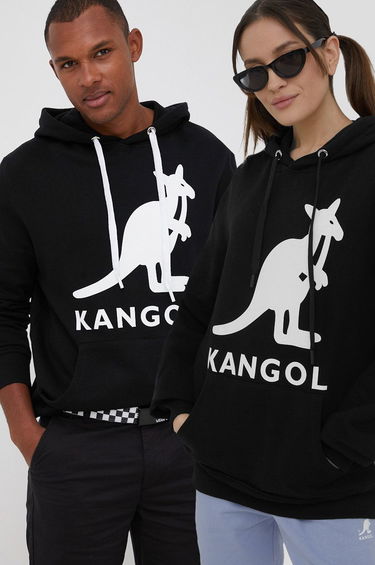 Mikina Kangol Hood Čierna | KLEU001, 0