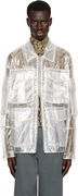 Dries Van Noten Transparent Nylon Patch Pocket Jacket
