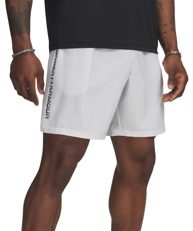 Šortky Under Armour Tech Woven Wordmark Shorts Biela | 1383356-023, 0