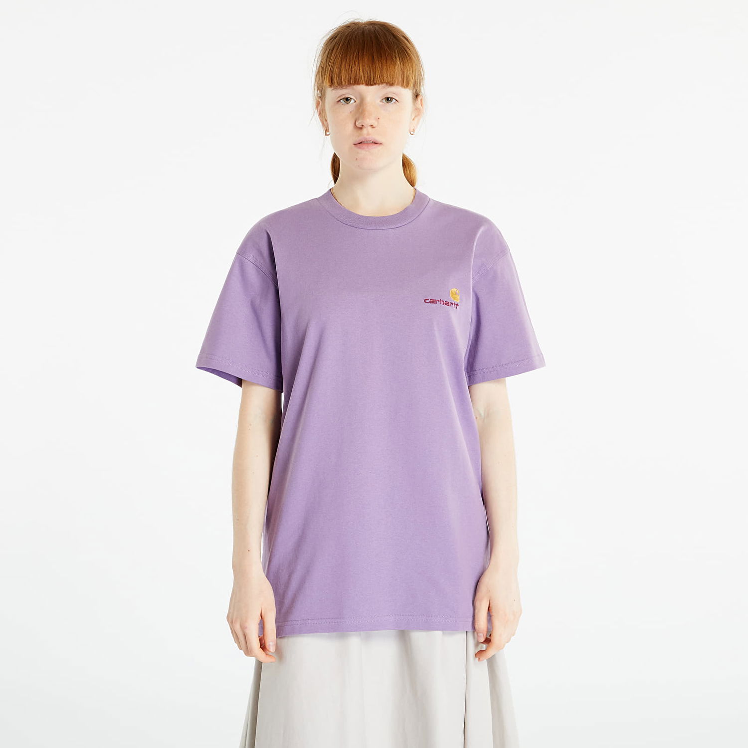 Tričko Carhartt WIP S/S American Script T-Shirt Navy | I029956_1CW_XX, 0