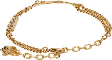 Náramok Versace Versace Silver-Tone Safety Pin Chain Bracelet Metalická | 1020673_1A00620, 2