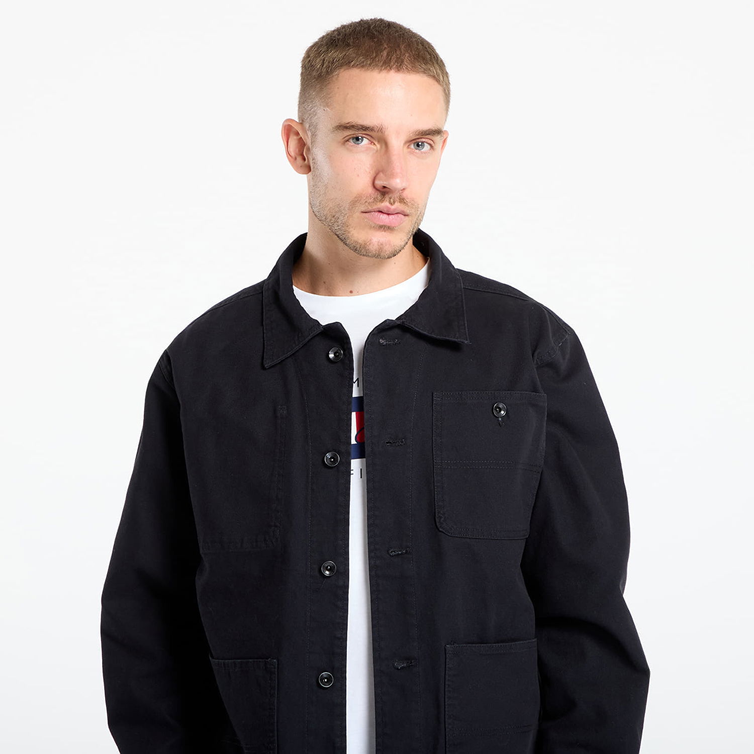 Bunda Vans Drill Chore Canvas Jacket Čierna | VN000KV1BLK, 1