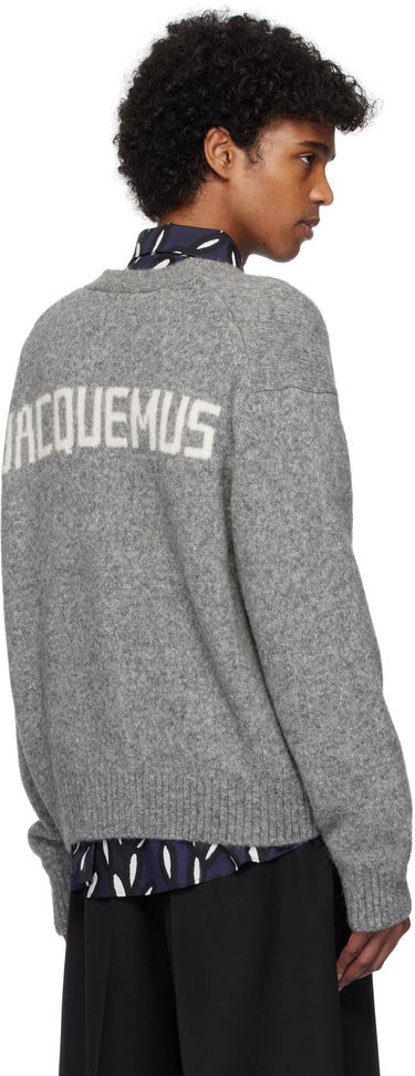 Sveter Jacquemus Jacquemus 'The Jacquemus' Cardigan Šedá | 25E255KN545-2329, 2