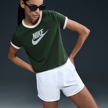 Crop Top Nike Sportswear Ringer Short Sleeve T-Shirt Zelené | IF4072-323, 3