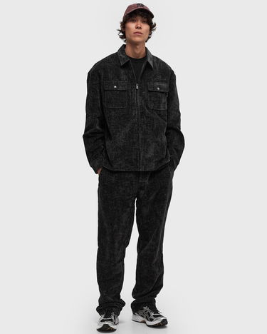Košeľa DAILY PAPER Hakim Velvet Longsleeve Shirt Čierna | 2421090, 4