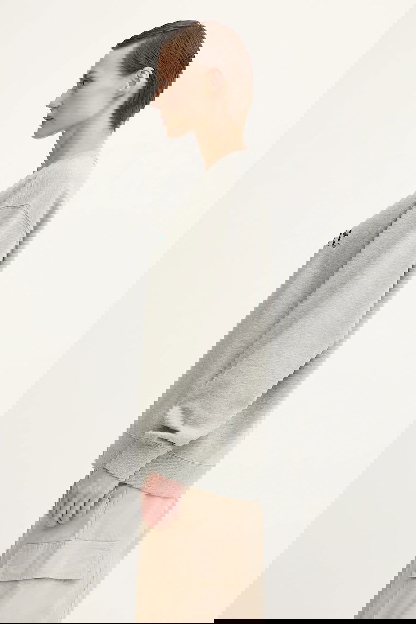 Mikina Carhartt WIP Embroidered Logo Crewneck Sweatshirt Šedá | I033647.32AXX, 1