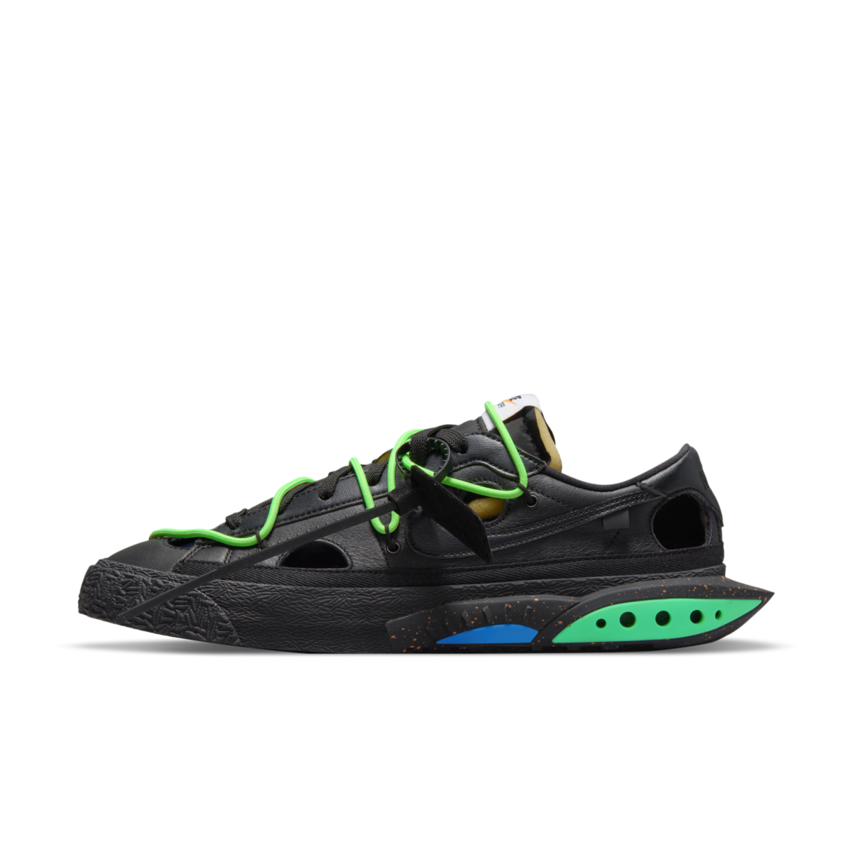 Tenisky a topánky Nike Off-White x Blazer Low "Electro Green" Čierna | DH7863-001, 0