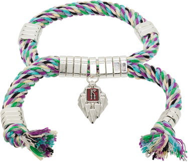 Náramok KIKO KOSTADINOV Kiko Kostadinov Sable Arms Braided Rope Bracelet with Pendant Rôznofarebný | KKWAW25BR02-203, 0