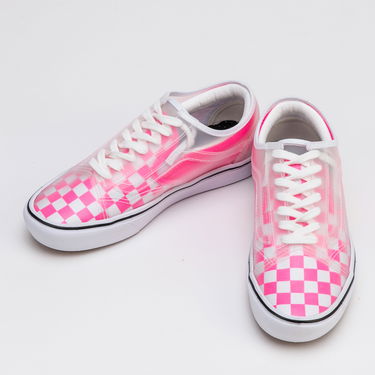 Tenisky a topánky Vans Comfycush Slip-Skool Checkerboard Ružová | VN0A4P3EWYI1, 2