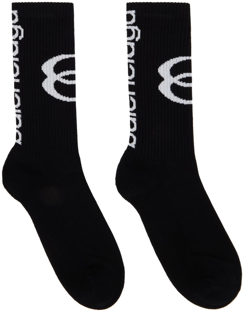 Oblečenie Balenciaga Unity Socks Čierna | 767038-472B4-1077