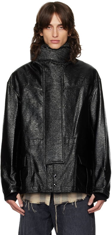 Parka R13 R13 Dark Shine Coat Čierna | R13MR306 R400A, 0