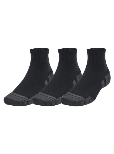 Ponožky Under Armour Perfromance Tech Quarter Socks - 3 pack Čierna | 1379510-001