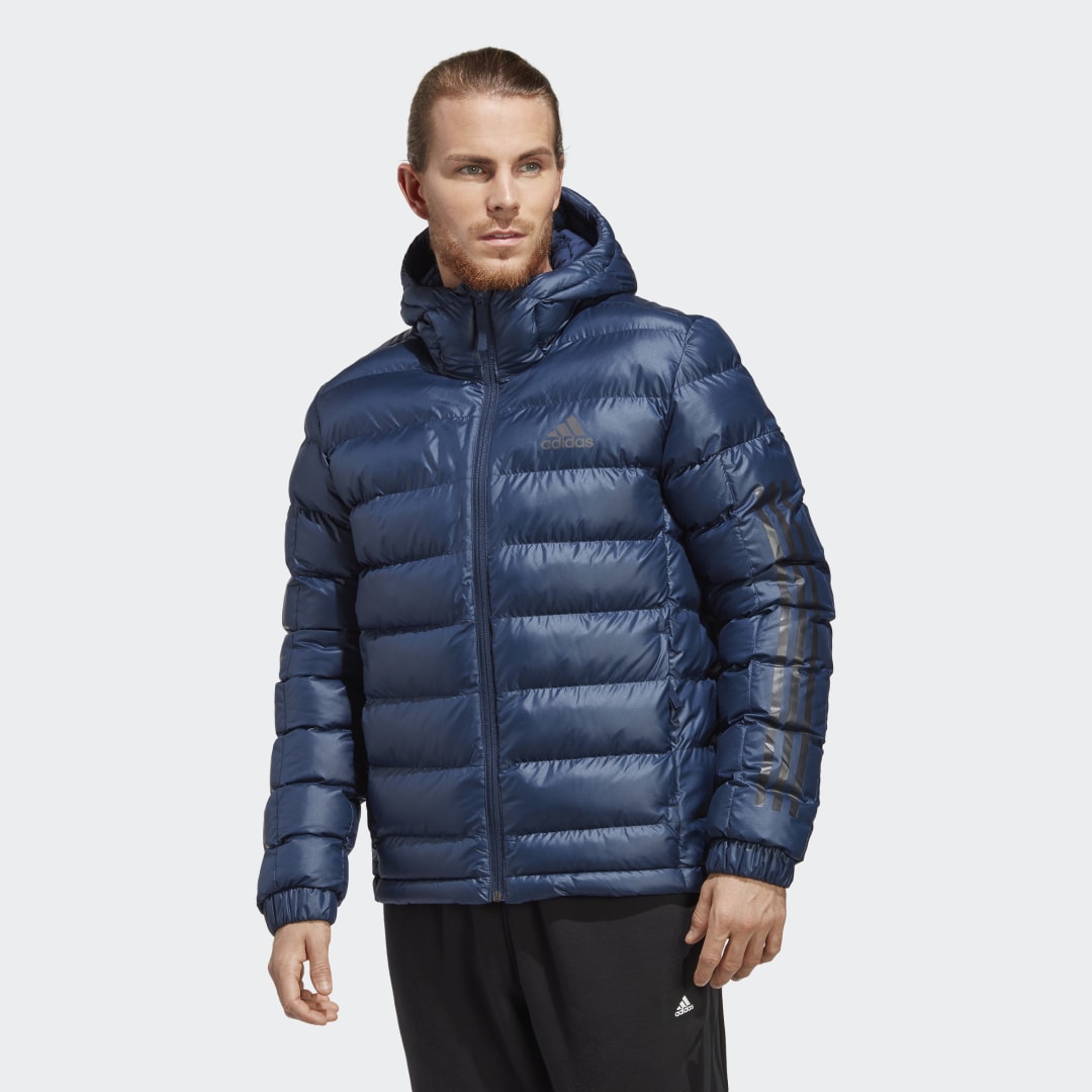 Prešívaná bunda adidas Originals 3-Stripes SDP Badge of Sport Jacket Navy | GV5329, 0