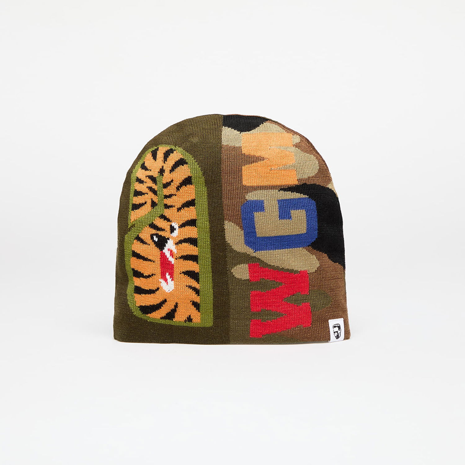 Kulicha BAPE Shark Knit Hat Zelené | 001HTK701006M OLD, 1