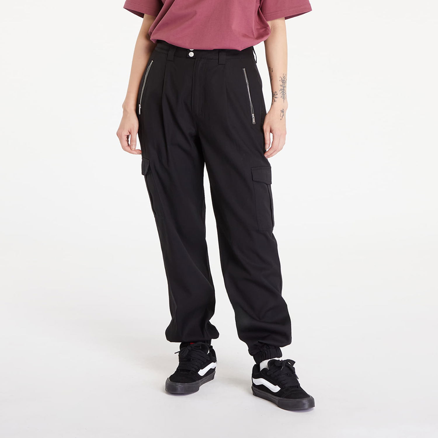 Džínsy Tommy Hilfiger Stretch Cargo Pants Black Čierna | DW0DW18592 BDS, 0