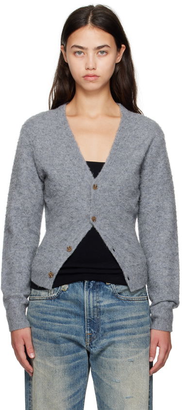 Sveter R13 R13 Split Hem Cardigan Šedá | R13WY291-Y212A, 0