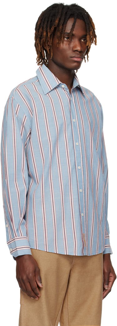 Košeľa Bode Bode Regatta Stripe Shirt Modrá | MRS25SH026, 1