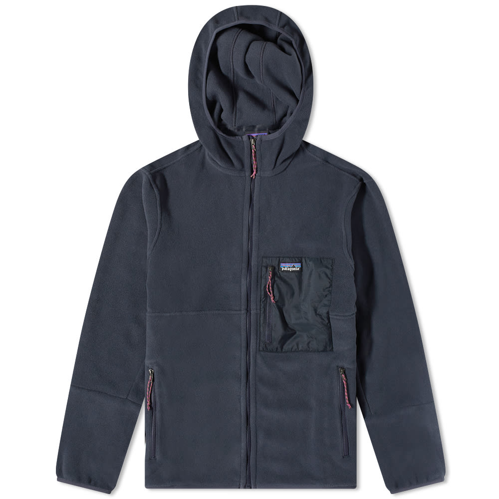 Mikina Patagonia Microdini Hooded Fleece Čierna | 26210-PIBL, 0