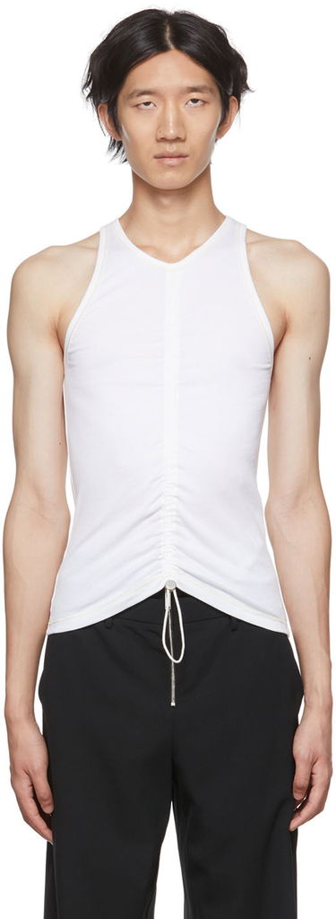 Tielko Dion Lee Ruched Tank Top Biela | C3042S22, 0