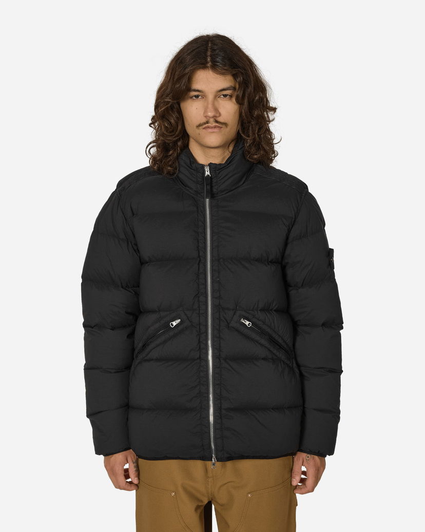 Bunda Stone Island Seamless Tunnel Nylon Down Jacket Black Čierna | 811543028 V0029