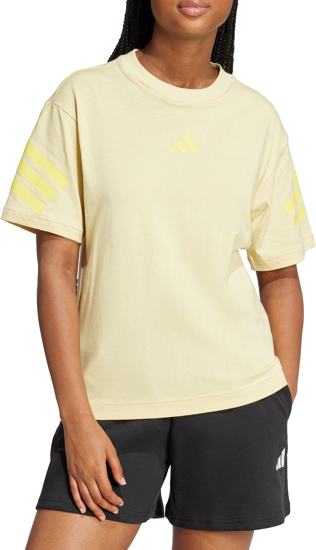 Tričko adidas Originals Future Icons 3-Stripes T-Shirt Žltá | je3712, 0