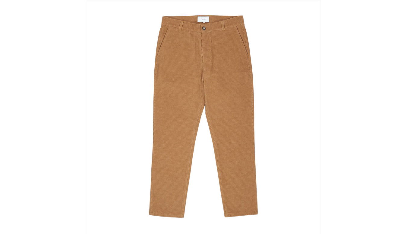 Nohavice Makia Corduroy Pants Hnedá | M70011_146, 1