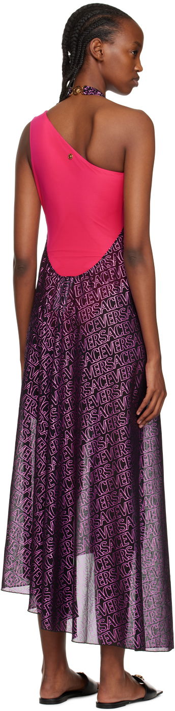 Šaty Versace Versace Allover Cover Up Dress Ružová | 1008668_1A07360, 2