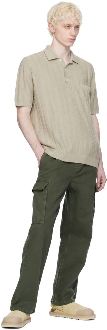 Cargo nohavice Samsoe Samsoe Samsøe Samsøe Samagnus Cargo Pants Zelené | M23400030, 3